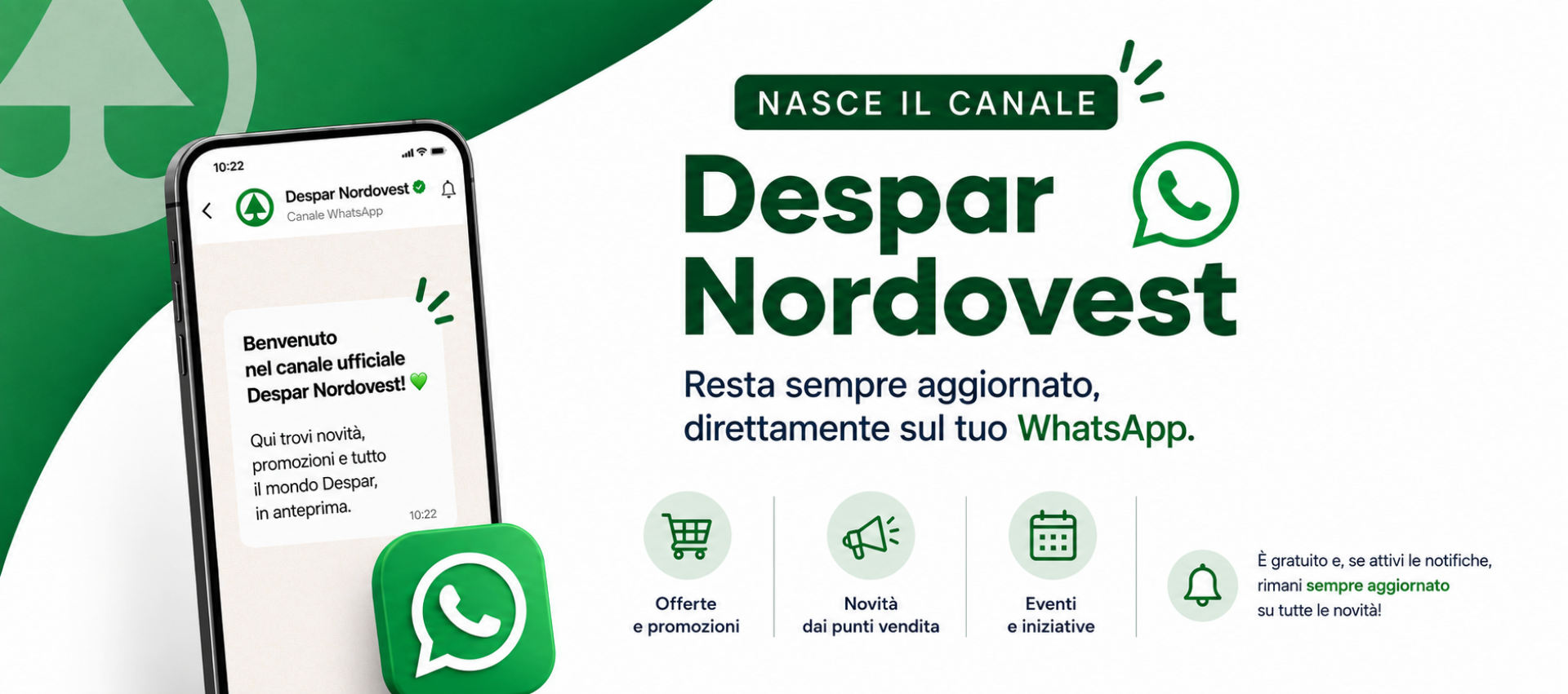  Canale WhatsApp Despar Nordovest